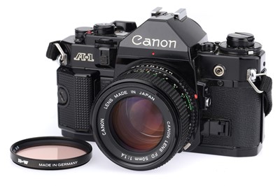 Lot 129 - A Canon A-1 35mm SLR Camera