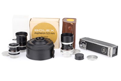 Lot 301 - A Group of Bolex Cine Accessories