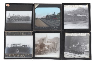 Lot 415 - Magic Lantern Slides, Railway, Trams & Transport, & Stations