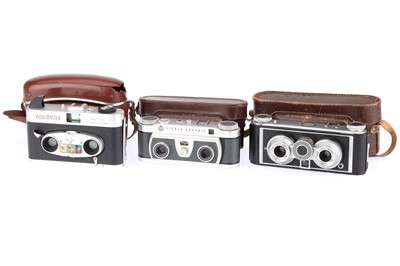 Lot 196 - A Trio of Stereoscopic 35mm Cameras