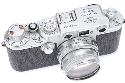 Lot 11 - A Leica IIIf 35mm Rangefinder Camera