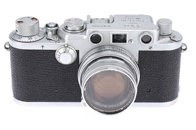 Lot 11 - A Leica IIIf 35mm Rangefinder Camera