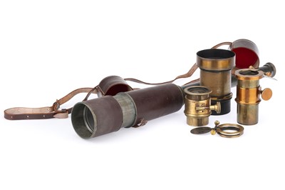 Lot 305 - Camera, Projection lenses and a Telescope