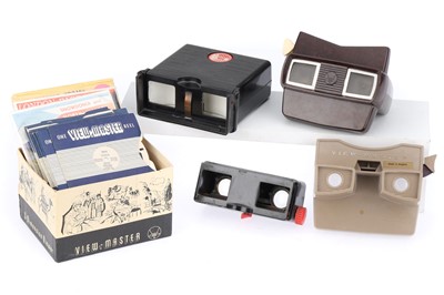 Lot 926 - A Pair of Viewmaster Stereoviewers and Slides