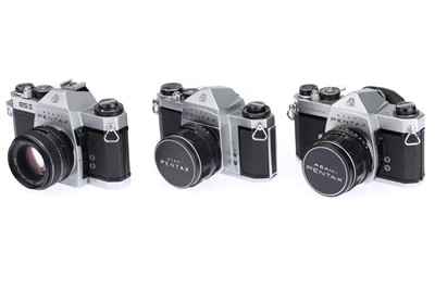 Lot 265 - A Group of Asahi Pentax 35mm SLR Cameras