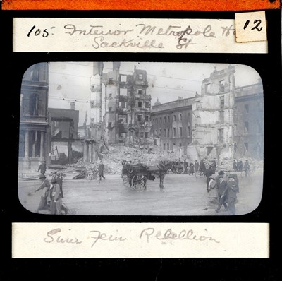 Lot 128 - Magic Lantern Slides, 1916 Dublin Uprising