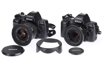 Lot 94 - A Pair of Nikon F801s 36mm SLR Cameras