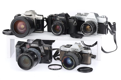 Lot 169 - A Group of 35mm SLR Cameras