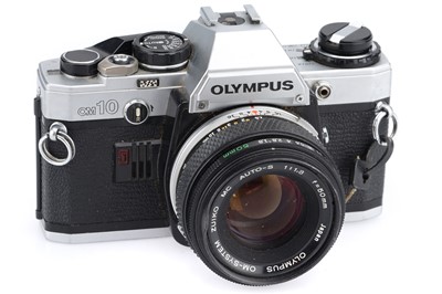Lot 258 - An Olympus OM10 35mm SLR Camera