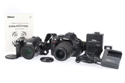 Lot 220 - A Pair of Nikon Digital Cameras
