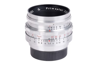 Lot 458 - A Meyer-Optik Primoplan f/1.9 58mm Lens