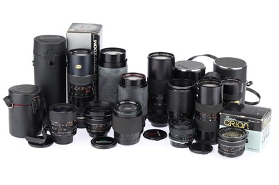 Lot 500 - A Mixed Selection of Lenses