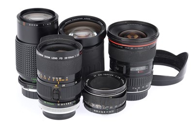 Lot 540 - A Mixed Group of Camera lenses