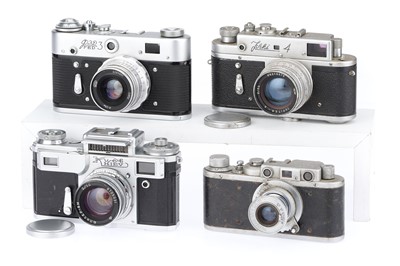 Lot 173 - A Group of Soviet Rangefinder Cameras
