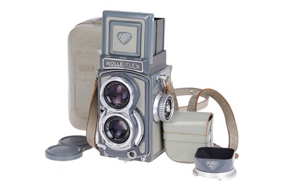 Lot 365 - A Rollei Rolleiflex 4x4 TLR Medium Format Camera