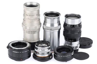 Lot 516 - A Small Group of Camera Lenses