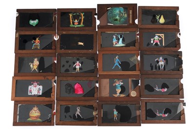 Lot 920 - Collection of 20 Magic Lantern Slip Slides
