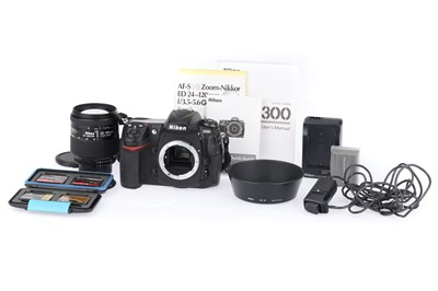 Lot 222 - A Nikon D300 Digital SLR Camera Outfit