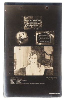 Lot 49 - Storyboard Advertising Samples for Silent Cinemas c1920s