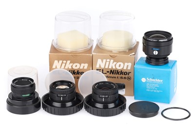 Lot 495 - A Group of Enlarging Lenses