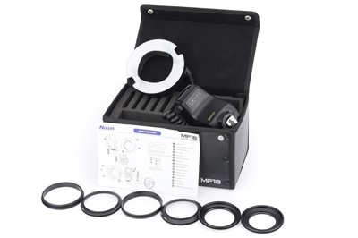 Lot 814 - A Nissin MF18 Ring Flash