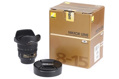 Lot 506 - A Nikon AF-S Fisheye Nikkor f/3.5-4.5 8-15mm ED Lrns