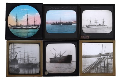 Lot 131 - Magic Lantern Slides, Ships & Shipping