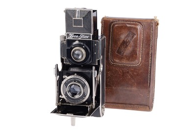 Lot 367A - A Zeh Zeca-Flex Folding TLR Medium Format Camera