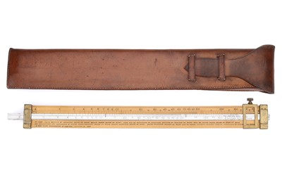 Lot 323 - Apparatus, Observation of Fire Slide Rule