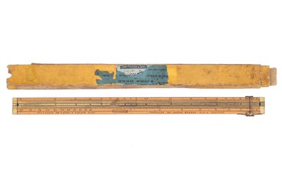 Lot 324 - Textile Slide Rule