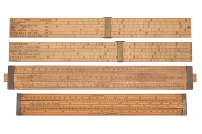 Lot 311 - Collection of Alcohol related Slide Rules