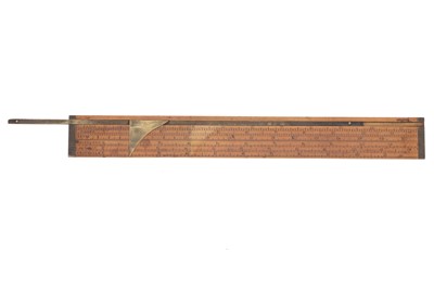 Lot 303 - 19th Century Comparative Measures Rule or International Measures Rule