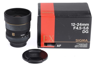 Lot 610 - A Sigma f/4.5-5.6 12-24mm DG HSM Wide Angle Zoom Lens