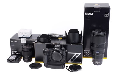 Lot 215 - A Nikon Z9 Digital Mirrorless Camera Outfit