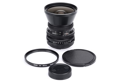 Lot 619 - A Carl Zeiss Jena Flektogon MC f/4 50mm Lens and Tilt Adapter