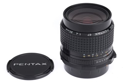 Lot 600 - An SMC Pentax 67 f/4 55mm Lens