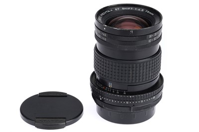 Lot 605 - An SMC Pentax 67 Shift f/4.5 75mm Lens