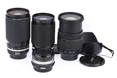 Lot 636 - A Group of Nikon Mount Lenses