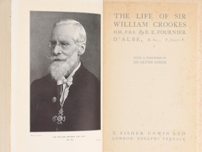 Lot 343 - The Life of Sir William Crookes, Signed Copy