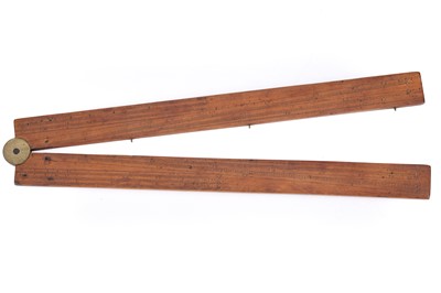 Lot 330 - 18th Century24" Boxwood Sector