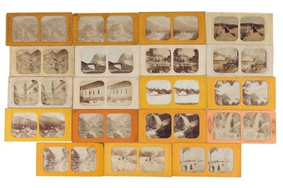 Lot 88 - Collection of 19 Stereo Tissue Cards