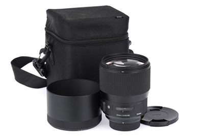 Lot 640 - A Sigma f/1.8 135mm Art Lens
