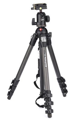 Lot 766 - A Manfrotto 055MF4 Carbon Fibre Tripod