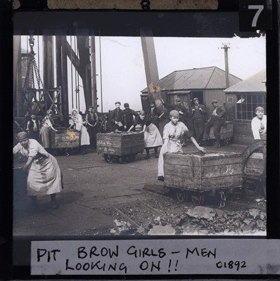 Lot 133 - Pit Barrow Girls, Magic Lantern Slides