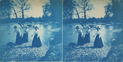 Lot 23 - Stereo Cyanotype