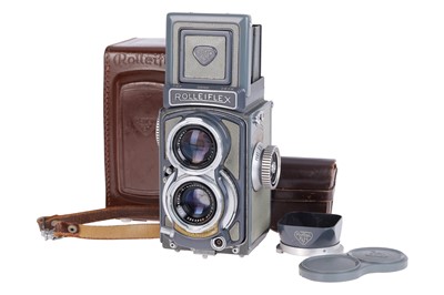 Lot 364 - A Rollei Rolleiflex 4x4 TLR Medium Format Camera