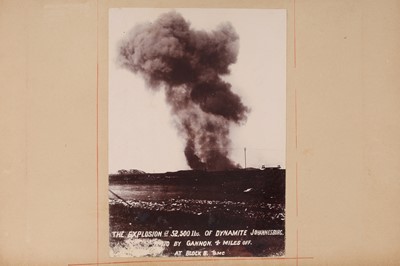 Lot 63 - Photo Album, South Africa, Braamfontein Explosion
