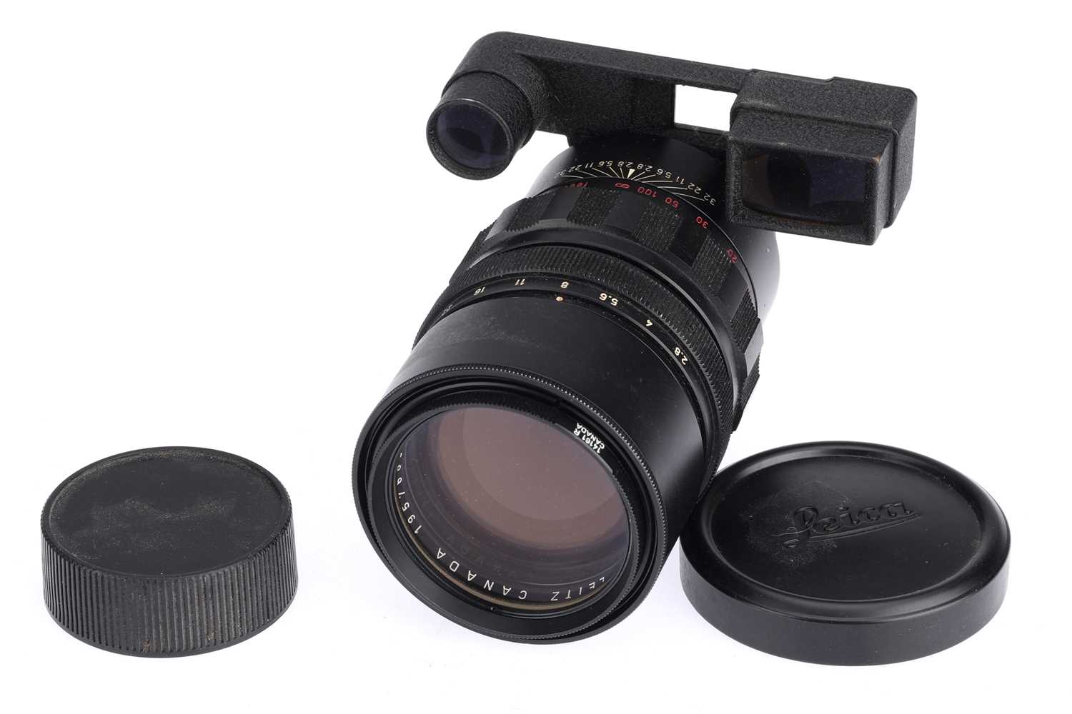 Lot 31 - A Leitz Canada Elmarit f/2.8 135mm Lens With Goggles