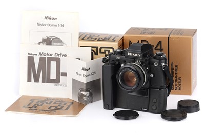 Lot 79 - A Nikon F3 High Point35mm SLR Camera with Motor Drive