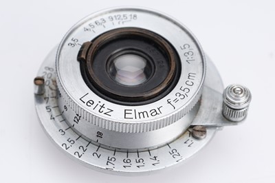 Lot 22 - A Leitz Wetzlar Elmar f/3.5 3.5cm Lens